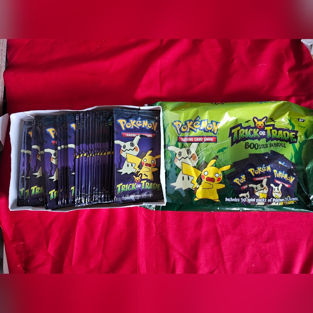 Pokemon Trading Card Games 2023 Trick or Trade BOOster Bundle. 46 sealed packs.